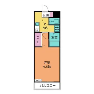 A・City明治本町【1階】の間取り