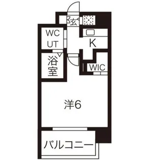 エスリード阿波座サウスプレイス【10階】の間取り