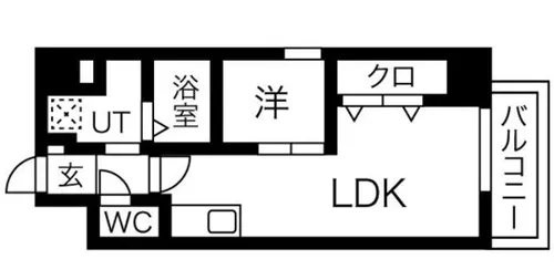 サンフォリア大手前【7階】の間取り