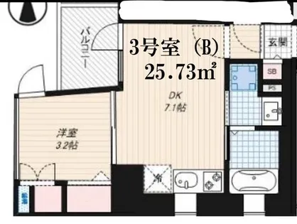 ALZA北浜【6階】の間取り