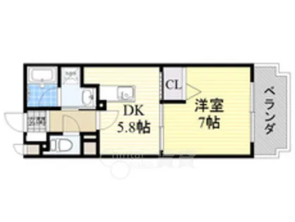 Casa Despacio【3階】の間取り