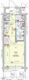 プレサンス北堀江【10階】の間取り