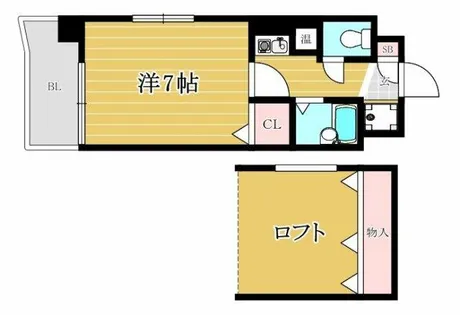 ライオンズマンション大博通り【11階】の間取り