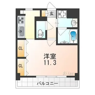 ディアコート新発田【3階】の間取り