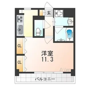 ディアコート新発田【3階】の間取り