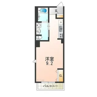 TKアンバーコート宿院【5階】の間取り
