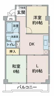 アメニティー大善【1階】の間取り