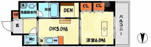ARROW FIELDS貮番館【3階】の間取り