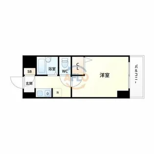 ノルデンハイム淡路【3階】の間取り