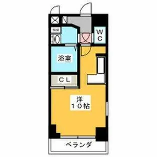 プレディアスタイル白川公園【5階】の間取り