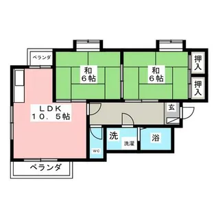 溝口ビル【5階】の間取り