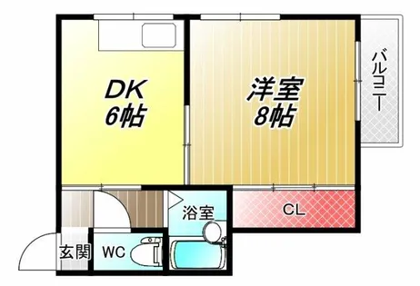 UTチェリーマンション【104号室】の間取り
