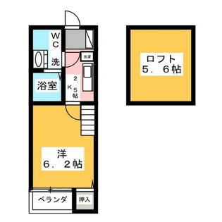 トスラブ野並【2階】の間取り