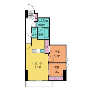 LINEAR STYLE【2階】の間取り