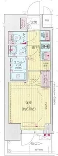 プレサンス松屋町ヴィゴラス【8階】の間取り