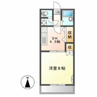 エルシャトー緑【1階】の間取り