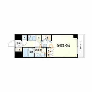 セレニテ新大阪カルム【14階】の間取り