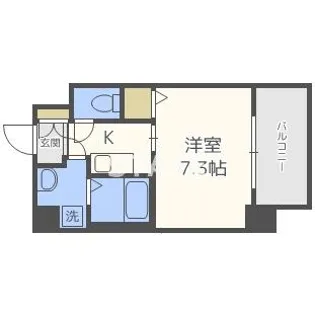 CASSIA福島駅前【6階】の間取り