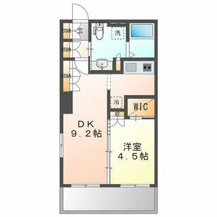 パークアクシス名駅南【505号室】の間取り