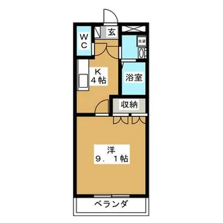 エクセルハイム【3階】の間取り