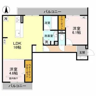 ドエルエミネンス達【2階】の間取り