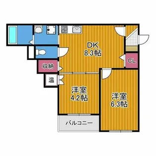 e-house 羽曳野【3階】の間取り