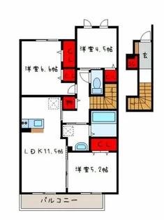 パークハイム【1階】の間取り