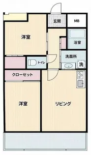 グリーンパーク鶴見【5階】の間取り