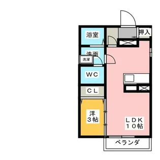 ハレクノ【2階】の間取り
