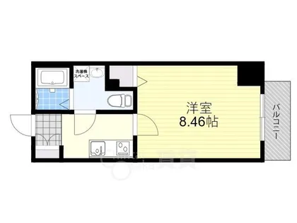R SQUARE 東天満【10階】の間取り