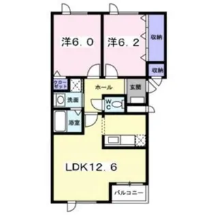 リーフガーデン藻岩Ⅱ【2階】の間取り