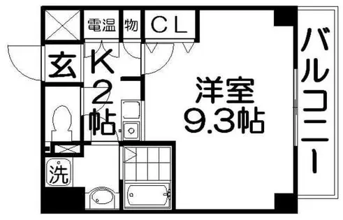 香里プラザⅦ【3階】の間取り