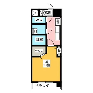 パルティール黒川本通り【4階】の間取り