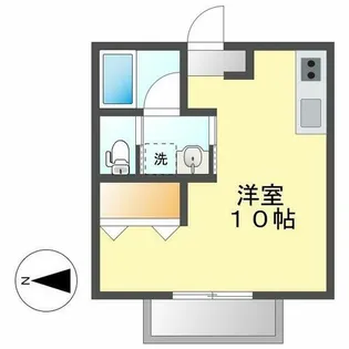 LE GIOIE豊山【2階】の間取り