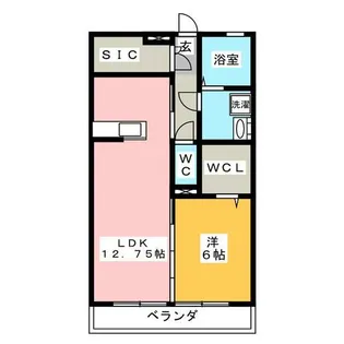 グランコート【3階】の間取り