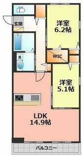 HEIM MAISON 庄内通駅東B棟【103号室】の間取り