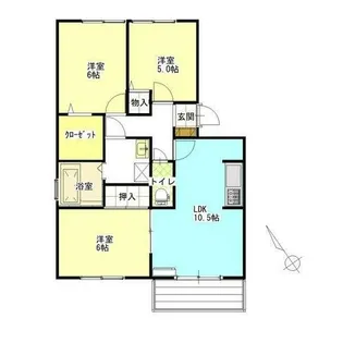 そなぎハイツ【2階】の間取り