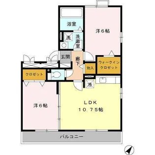 ジラソーレ【2階】の間取り