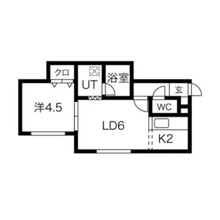 サークルⅠ 澄川A【2階】の間取り