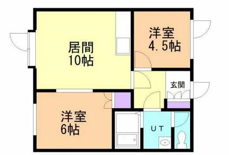 協和アパート【202号室】の間取り