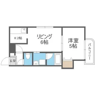 Felice桑園駅前【3階】の間取り