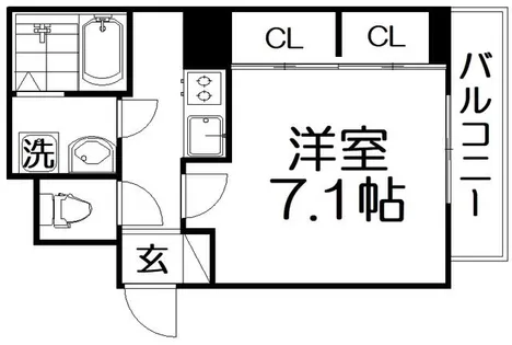ラフレシール ウエスト【203号室】の間取り