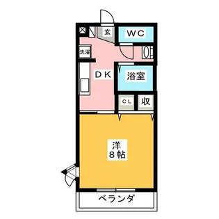 QUATRE SAISONS【2階】の間取り