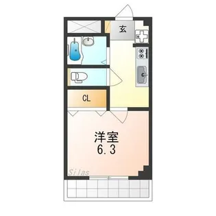 コーラル【1階】の間取り