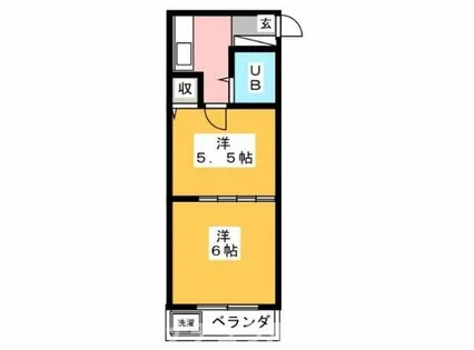 ディスティーノ豊橋【3階】の間取り