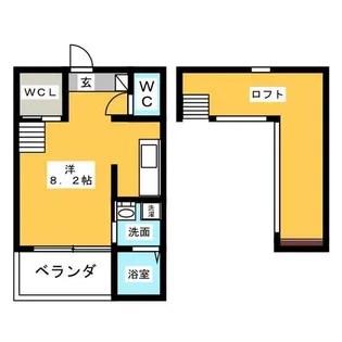 ロワール名古屋【1階】の間取り