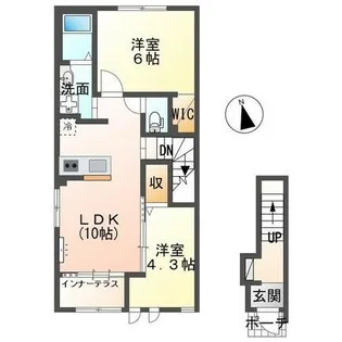 パドマテラス(PADMA TERRACE)【201号室】の間取り