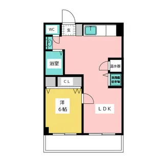 アパートメントオールドウェル【3階】の間取り