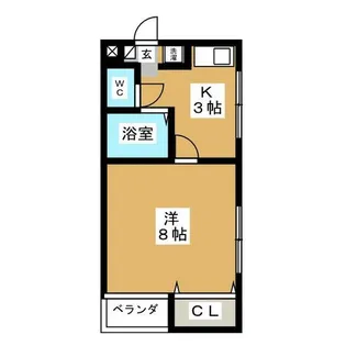 アビニヨン千種【3階】の間取り