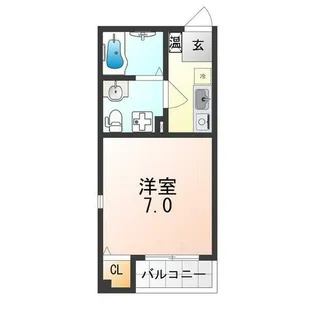 ガーディアンパレス針中野【3階】の間取り